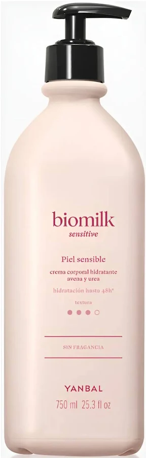Crema biomilk piel sensible de avena y urea
